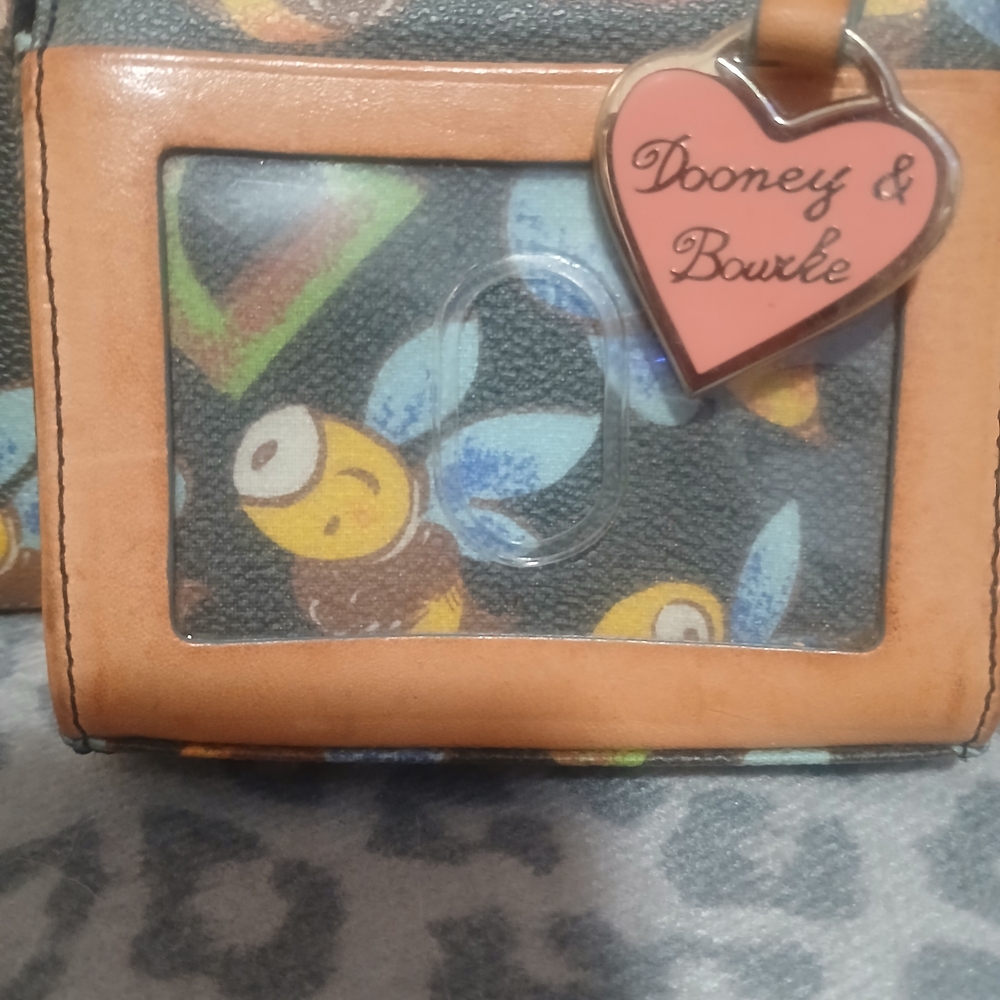 Dooney & Bourke Multicolor Bee Print Backpack - Picture 3 of 9